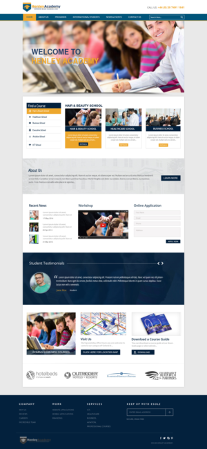 Website Design for Henley Academy