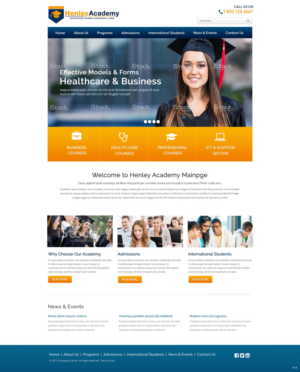 Web Design by pb for this project | Design: #6767885