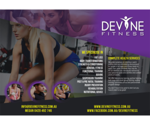 Personal Training Advertisment Poster | Diseño de Póster por jeffdefy