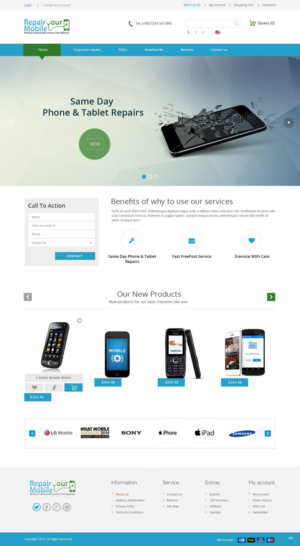 Web Design par pb pour MY MOBILE LTD | Design : #6749800