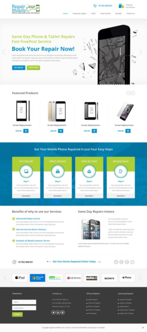 Web Design par pb pour MY MOBILE LTD | Design : #6749801