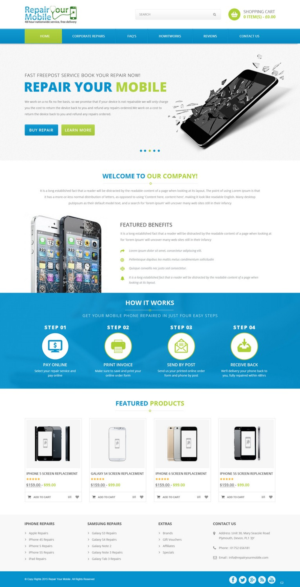 Web Design par pb pour MY MOBILE LTD | Design : #6749802