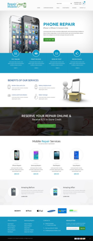 Web Design par pb pour MY MOBILE LTD | Design : #6751624
