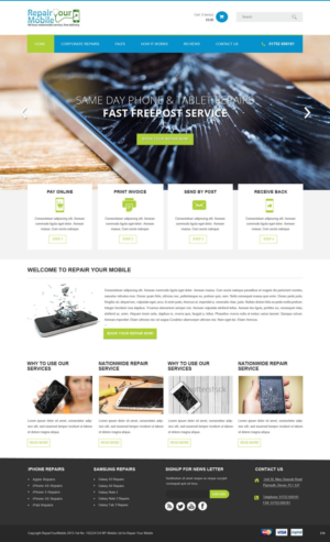 Web Design par pb pour MY MOBILE LTD | Design : #6751625