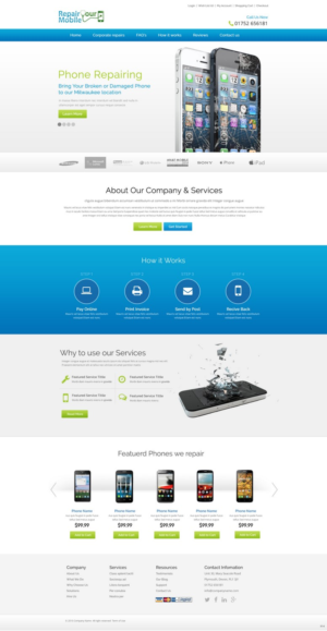 Web Design par pb pour MY MOBILE LTD | Design : #6751626