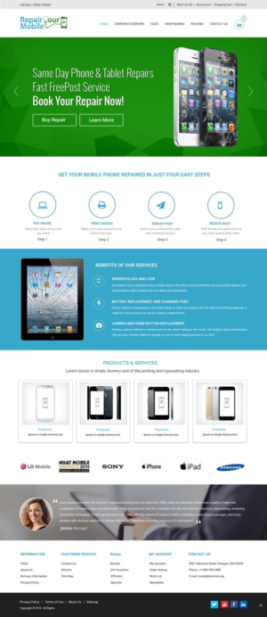 Web Design par pb pour MY MOBILE LTD | Design : #6751628