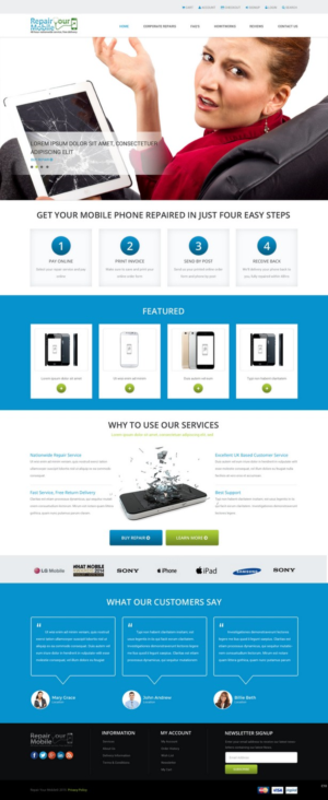Web Design par pb pour MY MOBILE LTD | Design : #6758994