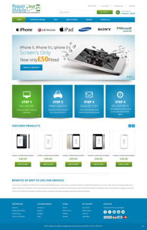 Web Design par pb pour MY MOBILE LTD | Design : #6758995