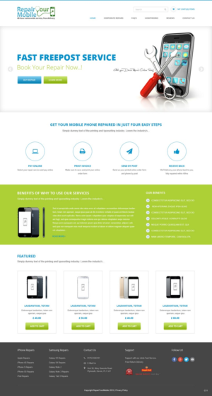 Web Design par pb pour MY MOBILE LTD | Design : #6759001