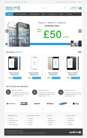 Web Design par pb pour MY MOBILE LTD | Design : #6759002