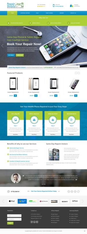 Web Design par pb pour MY MOBILE LTD | Design : #6779077