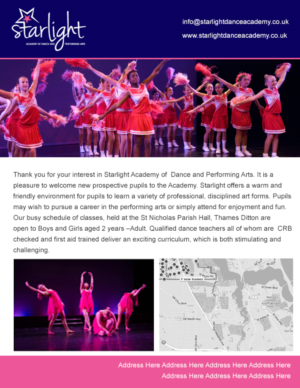 Flyer Design by Best Design Hub for Starlight Dance Academy | Design: #6747407