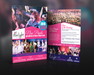 Flyer Design by Vivid Designz1 for Starlight Dance Academy | Design: #6762210