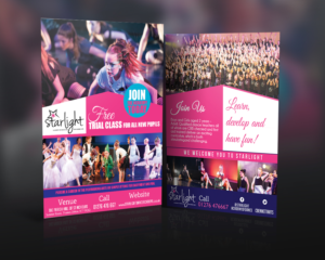 Flyer Design by Vivid Designz1 for Starlight Dance Academy | Design: #6769066