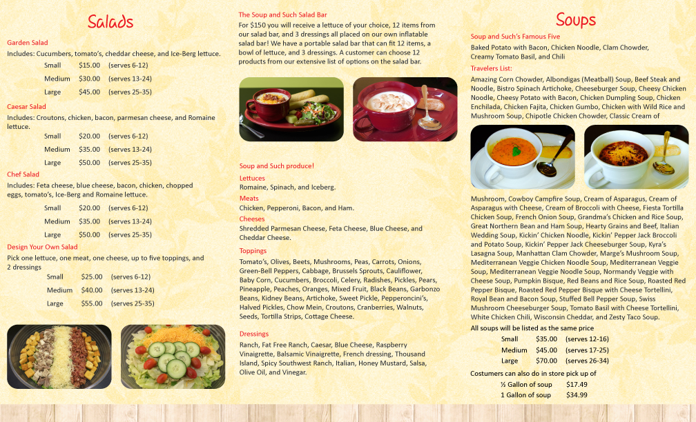 Menu Design by Parul for this project | Design #8164851