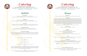 Menu Design by bxkiddo for this project | Design #8453748