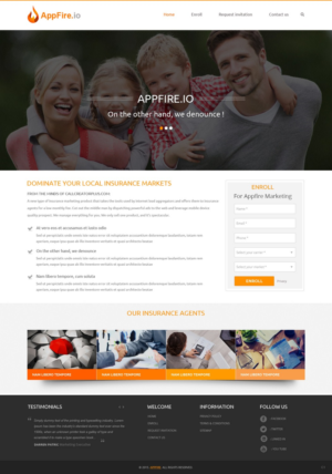 Web Design by pb for FountainheadME.com | Design: #6749612