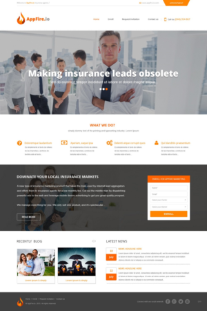 Web Design by pb for FountainheadME.com | Design: #6749613