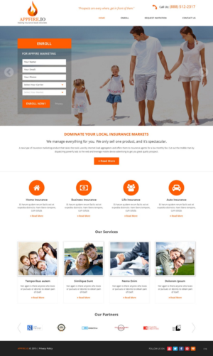 Web Design by pb for FountainheadME.com | Design: #6749614