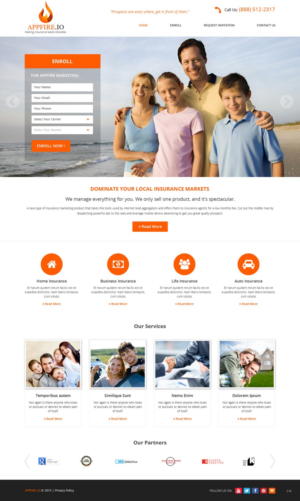 Web Design by pb for FountainheadME.com | Design: #6749616