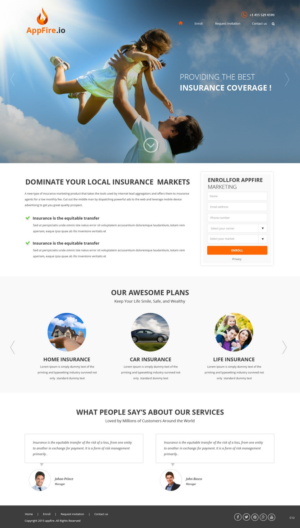 Web Design by pb for FountainheadME.com | Design: #6751578