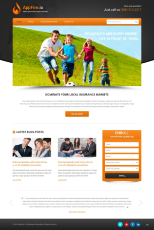 Web Design by pb for FountainheadME.com | Design: #6758474