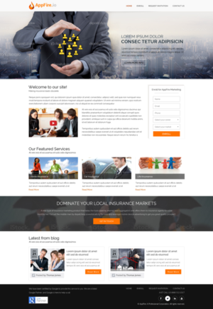 Web Design by Sujit Banerjee for FountainheadME.com | Design #6766442