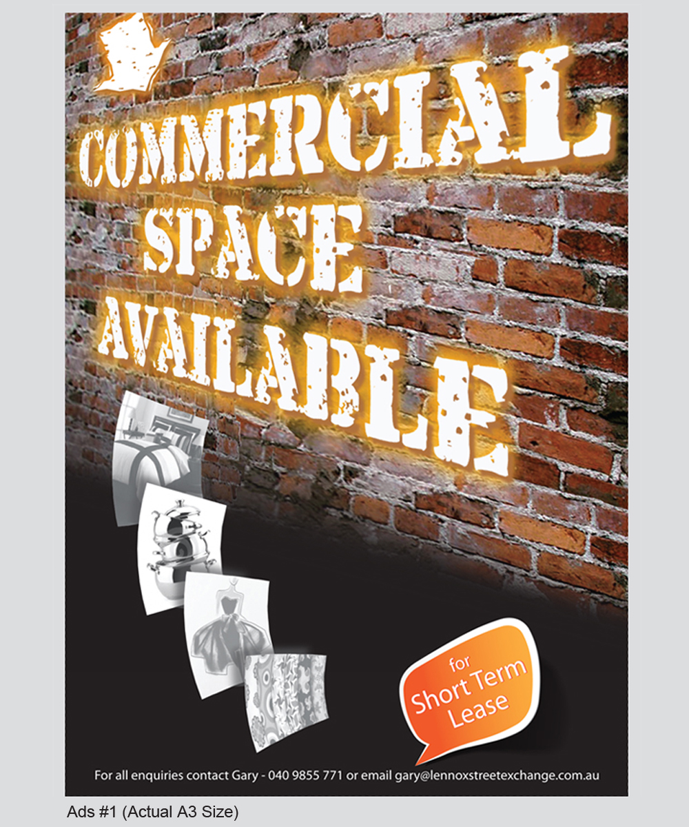 Advertisement Design by viccap2002 for Lennox Street Exchange | Design #1780567
