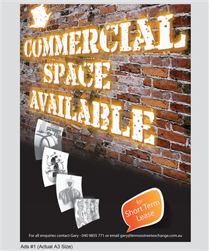 Advertisement Design by viccap2002 for Lennox Street Exchange | Design #1780567