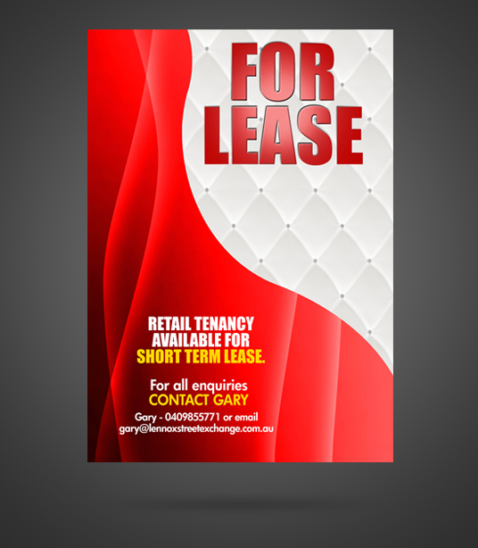 Advertisement Design by James Sylvester for Lennox Street Exchange | Design #1787520