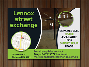 Advertisement Design by Sbss for Lennox Street Exchange | Design: #1778714