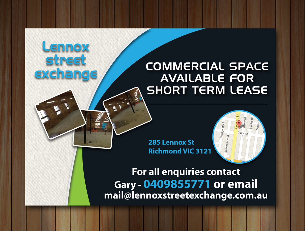 Advertisement Design by Sbss for Lennox Street Exchange | Design #1778873