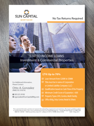Postcard Design by alex989 for Sun Capital Mortgage, Inc. | Design: #6749718