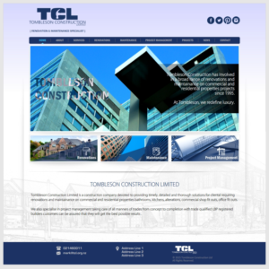 Diseño Web por -Marc- para Tombleson Construction LTD | Diseño: #6826645