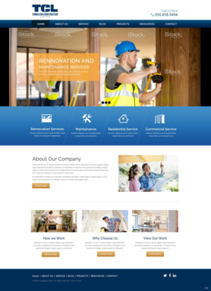 Diseño Web por pb para Tombleson Construction LTD | Diseño: #6759039