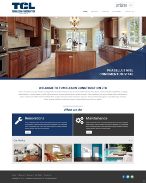 Diseño Web por pb para Tombleson Construction LTD | Diseño: #6760800