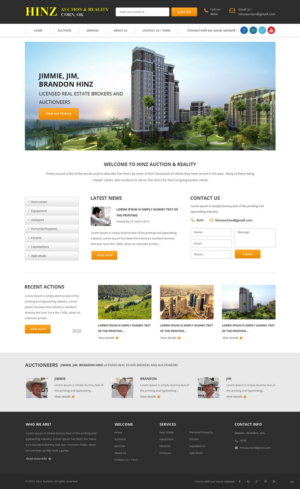 Design Wordpress par pb pour AuctionServices.com, Inc. | Design : #6767499