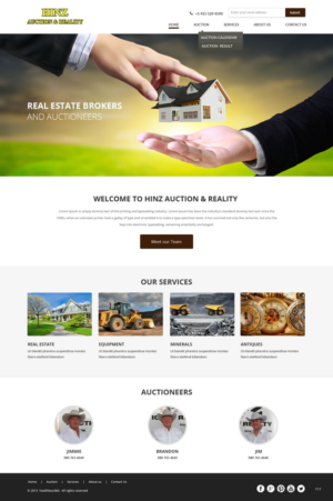 Design Wordpress par pb pour AuctionServices.com, Inc. | Design : #6767500