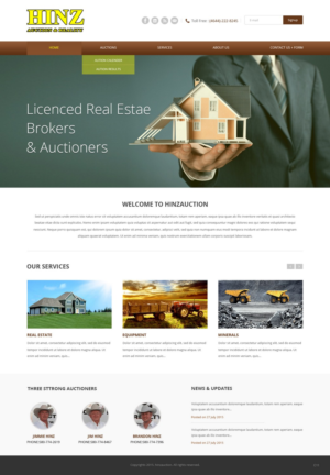 Design Wordpress par pb pour AuctionServices.com, Inc. | Design : #6767502