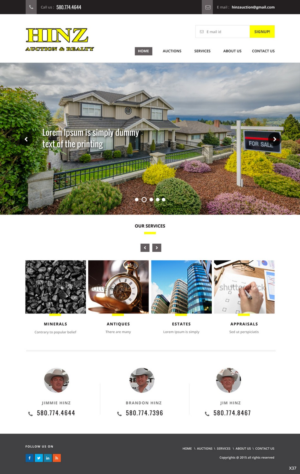 Design Wordpress par pb pour AuctionServices.com, Inc. | Design : #6767518