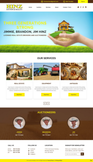 Design Wordpress par pb pour AuctionServices.com, Inc. | Design : #6767521