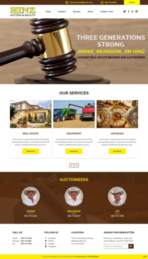 Design Wordpress par pb pour AuctionServices.com, Inc. | Design : #6767522