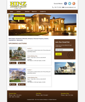 Wordpress Design by Creative X Designs for AuctionServices.com, Inc. | Design: #6829095