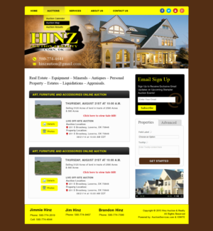Design Wordpress par Creative X Designs pour AuctionServices.com, Inc. | Design : #6834393