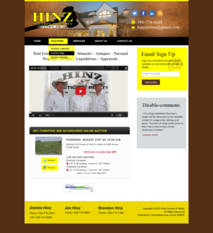 Design Wordpress par Creative X Designs pour AuctionServices.com, Inc. | Design : #6842748