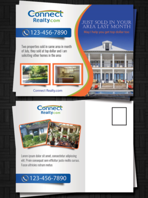 Postcard Design by ESolz Technologies for Connect Realty.com | Design #6756435