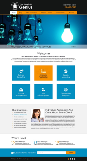 Wordpress Design by Anooshaa for this project | Design: #6758025
