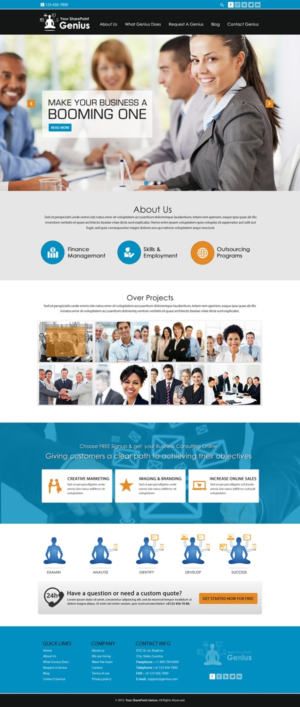 Wordpress Design by Anooshaa for this project | Design: #6758027