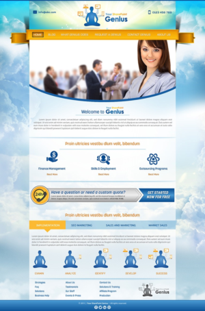 Wordpress Design by Anooshaa for this project | Design: #6806703