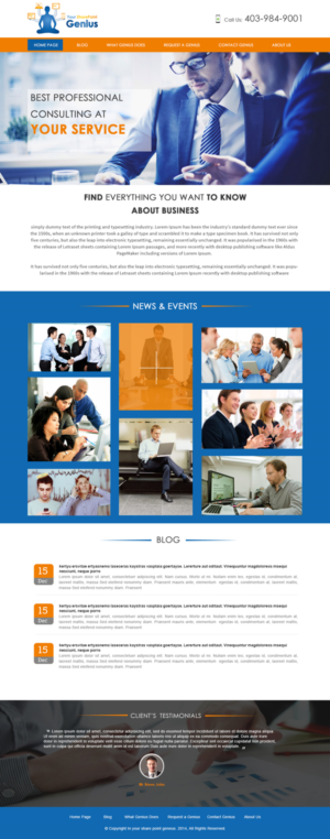 Wordpress Design by webxvision